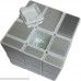 willking Mirror Cube 3x3x3 Speed Cube Puzzle Set Golden & Silver Pack of 2 White B01L9AQT22